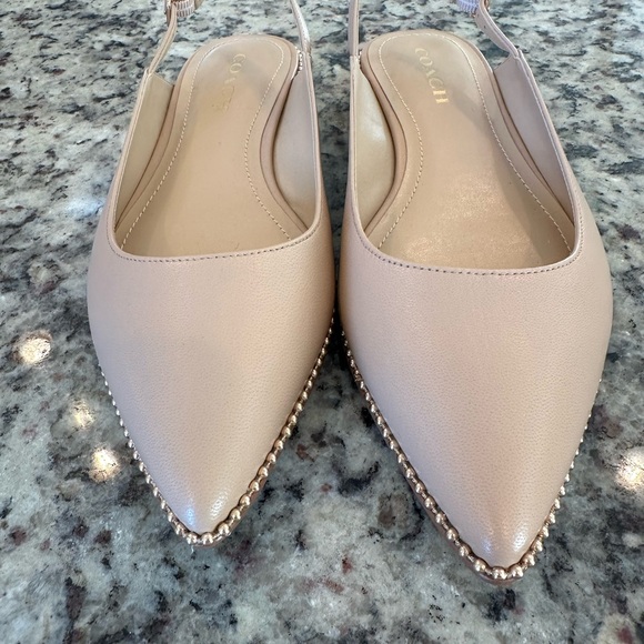 Coach Vae Leather Slingbacks NWOT or box size 9 - Picture 3 of 5